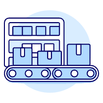 Industry Conveyer Illustration from UX Duotone Set