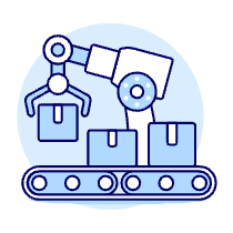 Industry Robot 2 Illustration from UX Duotone Set