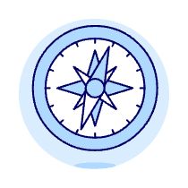 Compass 2 Illustration from UX Duotone Set