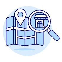 Search Location 1 Illustration from UX Duotone Set