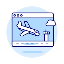 Landing Page Browser Illustration from UX Duotone Set
