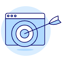 Ad Target Browser Illustration from UX Duotone Set
