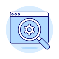 SEO Browser Setting Illustration from UX Duotone Set