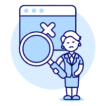 SEO Error 1 4 Illustration from UX Duotone Set