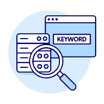 SEO Keyword Database Illustration from UX Duotone Set