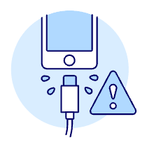 Plug Warning Illustration from UX Duotone Set