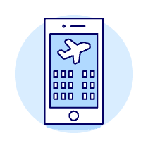 Flight Booking App 1 Illustration from UX Duotone Set