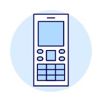 Mobile Phone 6 Illustration from UX Duotone Set