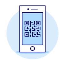 Phone Qr Code Illustration from UX Duotone Set