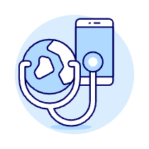 Exa Ine Phone Illustration from UX Duotone Set