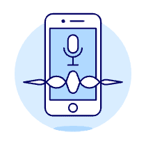 Siri Illustration from UX Duotone Set