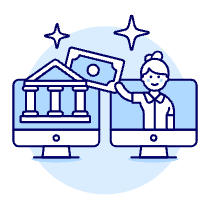 Banking App 3 4 Illustration from UX Duotone Set