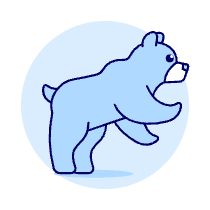 Bear Market 1 Illustration from UX Duotone Set