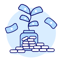 Money Plant Illustration from UX Duotone Set