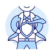 Business Hero 1 Illustration from UX Duotone Set