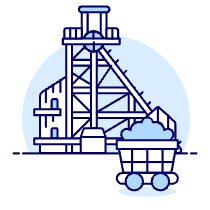 Gold Mine Illustration from UX Duotone Set