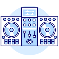 Controller Mixer 1 Illustration from UX Duotone Set