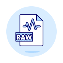 File Sound Raw Illustration from UX Duotone Set