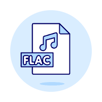 Format File Flac Illustration from UX Duotone Set