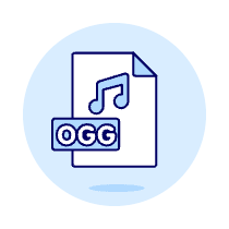 Format File Ogg Illustration from UX Duotone Set