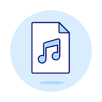 Format File Song Illustration from UX Duotone Set