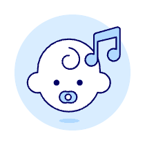 Baby Playlist 1 Illustration from UX Duotone Set