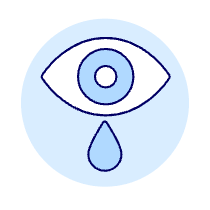 Eye Tear Illustration from UX Duotone Set
