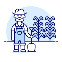 Farmer Shovel 1 Illustration from UX Duotone Set