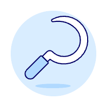 Scythe Illustration from UX Duotone Set