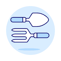 Shovel Fork Illustration from UX Duotone Set