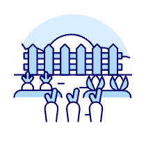Vegetable Farm Illustration from UX Duotone Set