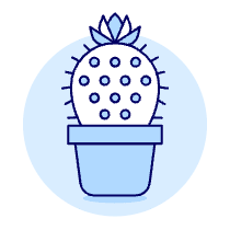 Cactus Illustration from UX Duotone Set