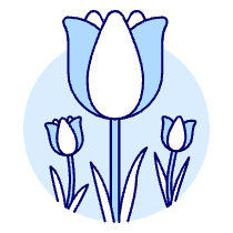 Tulip Illustration from UX Duotone Set