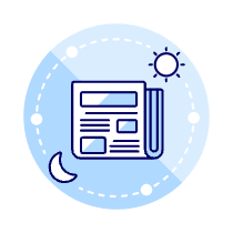 Daily News Illustration from UX Duotone Set
