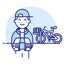 Paperboy 1 1 Illustration from UX Duotone Set