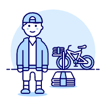 Paperboy 2 1 Illustration from UX Duotone Set