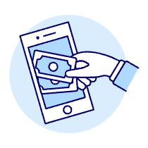 Digital Cash 1 Illustration from UX Duotone Set
