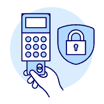 Card Reader Protect 1 1 Illustration from UX Duotone Set