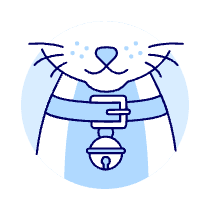 Cat Collar Bell Illustration from UX Duotone Set