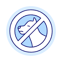Dog Prohibited Illustration from UX Duotone Set