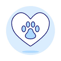 Love Pet Illustration from UX Duotone Set