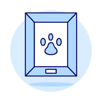 Pet Footprint Illustration from UX Duotone Set
