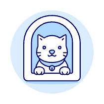 Cat House Illustration from UX Duotone Set