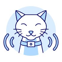 Cat Smart Collar Illustration from UX Duotone Set