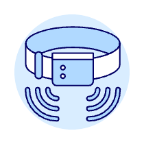 Smart Collar Illustration from UX Duotone Set