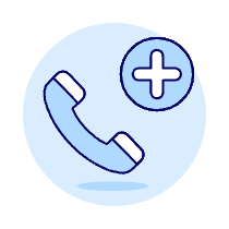 Call Add Illustration from UX Duotone Set