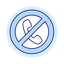 Call Block Illustration from UX Duotone Set