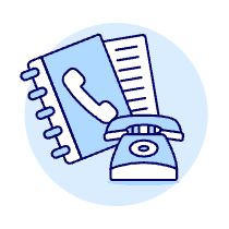 Phone Book 3 Illustration from UX Duotone Set