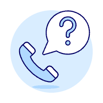Call Question Illustration from UX Duotone Set