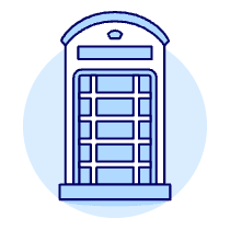 Phone Booth Illustration from UX Duotone Set